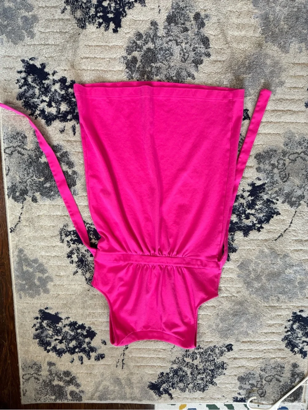 J. Crew Vibrant Pink Sleeveless Belted Dress